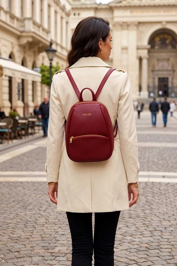 David Jones Seila burgundi hátitáska