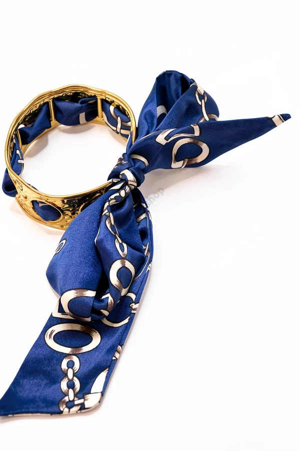 Fatime kék sálkarkötő