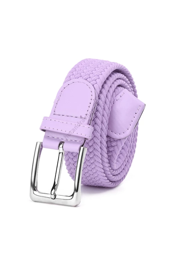 A & E Ilia fonott világos lila öv