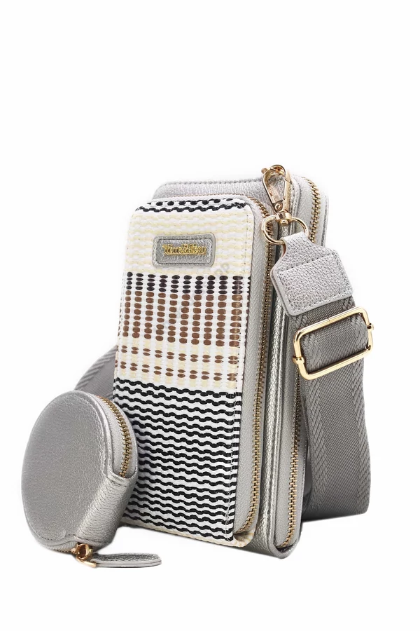 Tom & Eva ezüst Yla táska