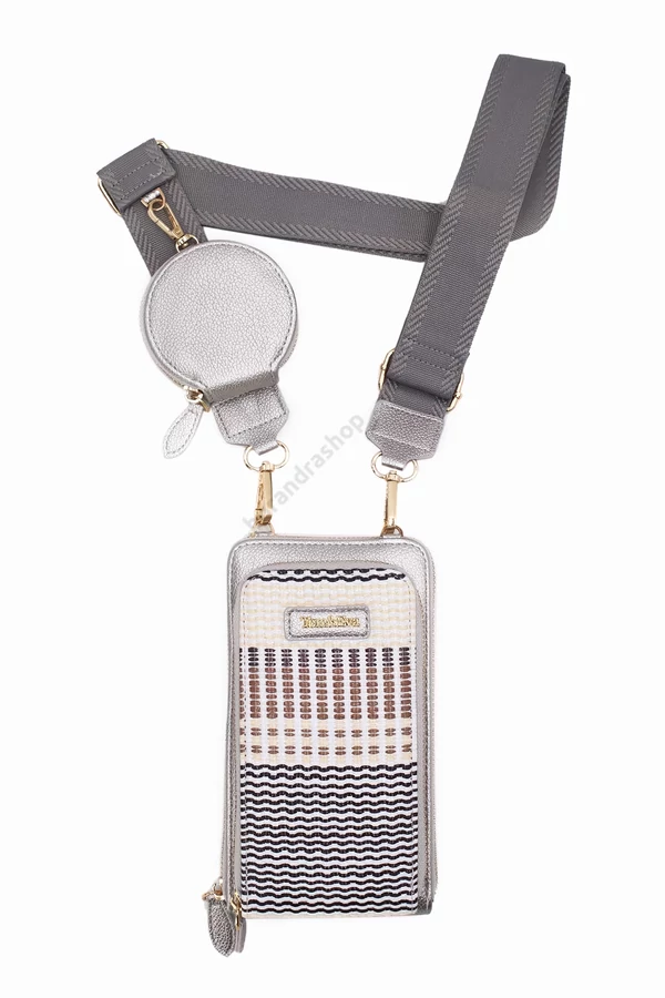 Tom & Eva ezüst Yla táska