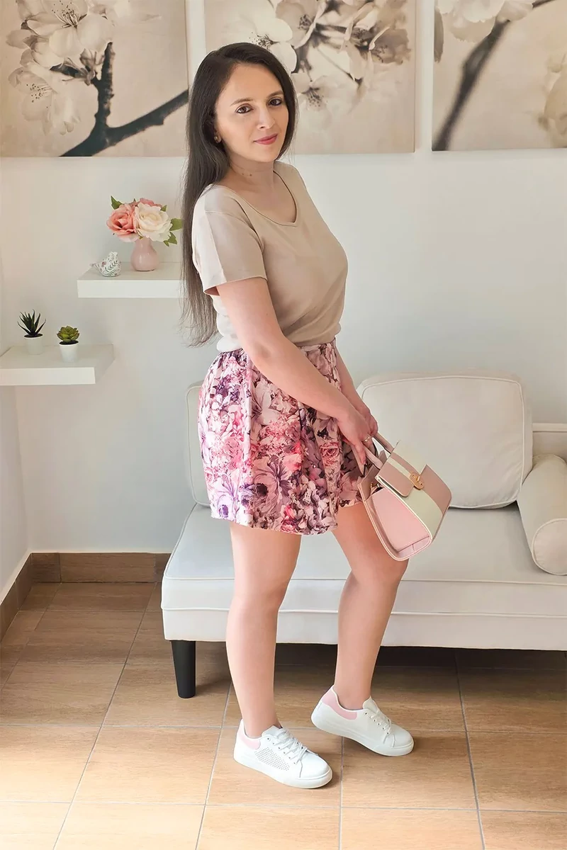 Aria virágos nadrág