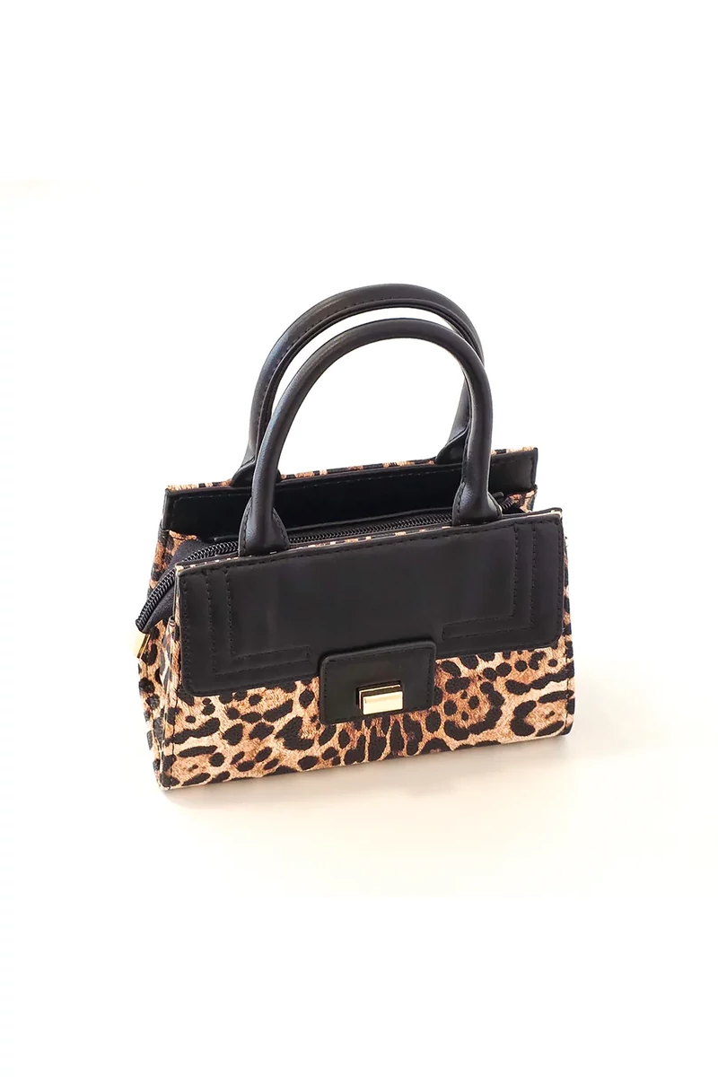 Juna leopárdmintás táska