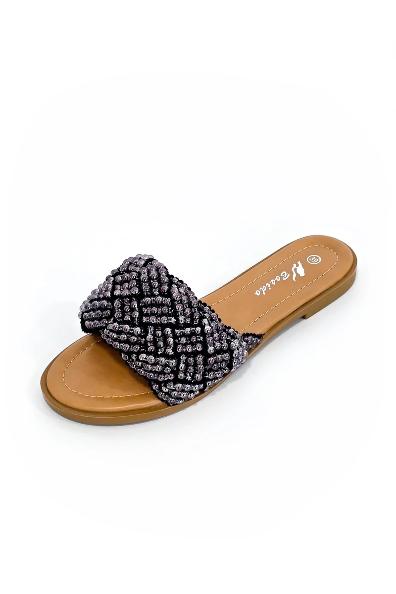 Lua gyöngyös papucs