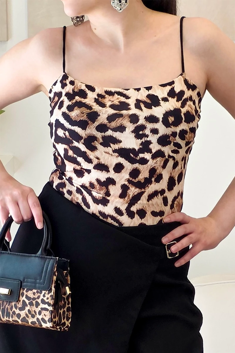 Lexa leopárd mintás felső