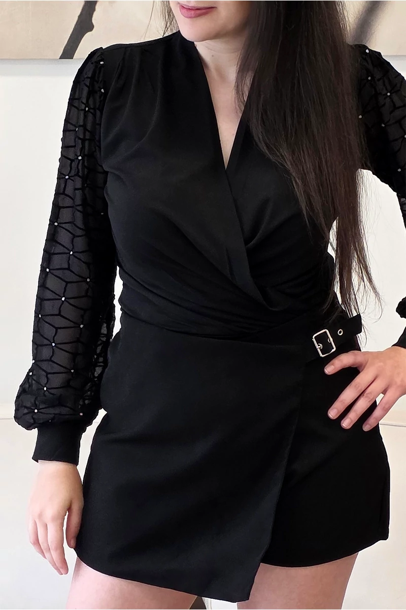 Miona fekete body felső