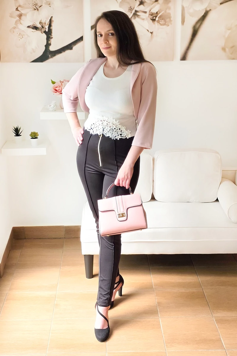 Julia rózsaszín bolero 