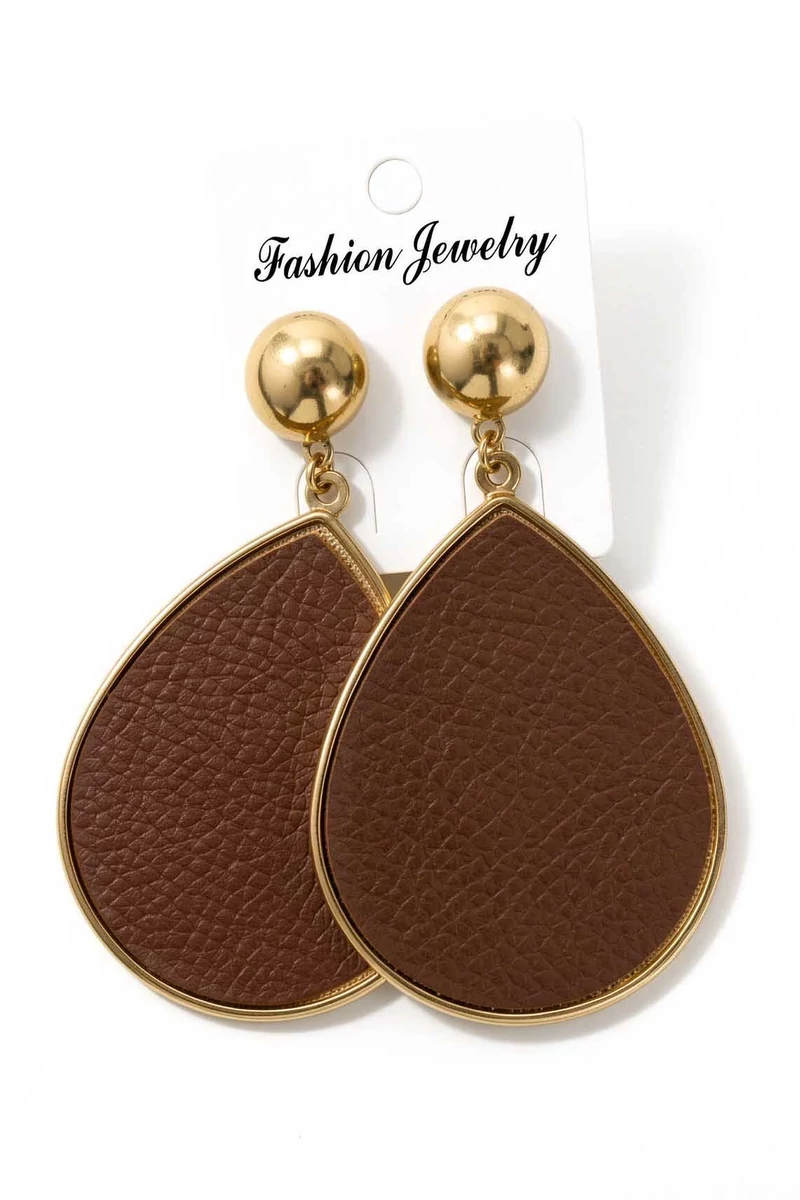 Kora barna fülbevaló