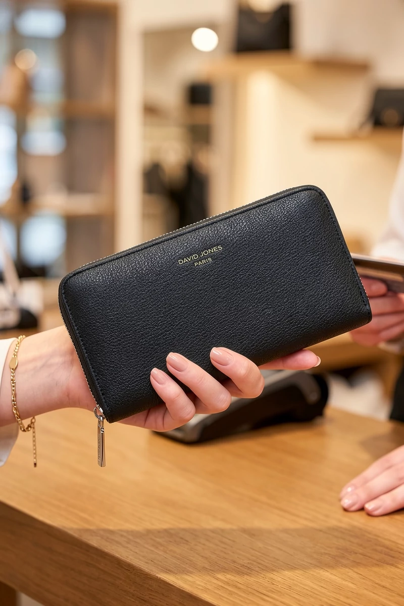 David Jones Julietta fekete pénztárca