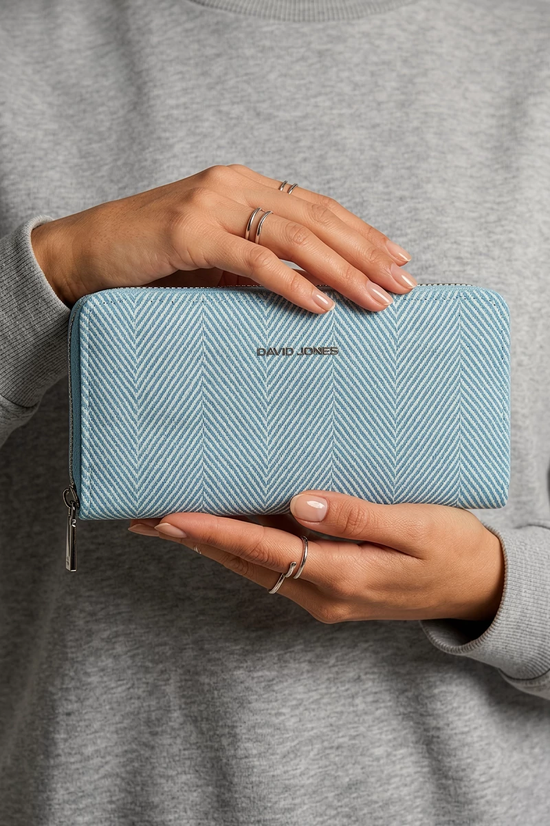 David Jones Karla kék pénztárca