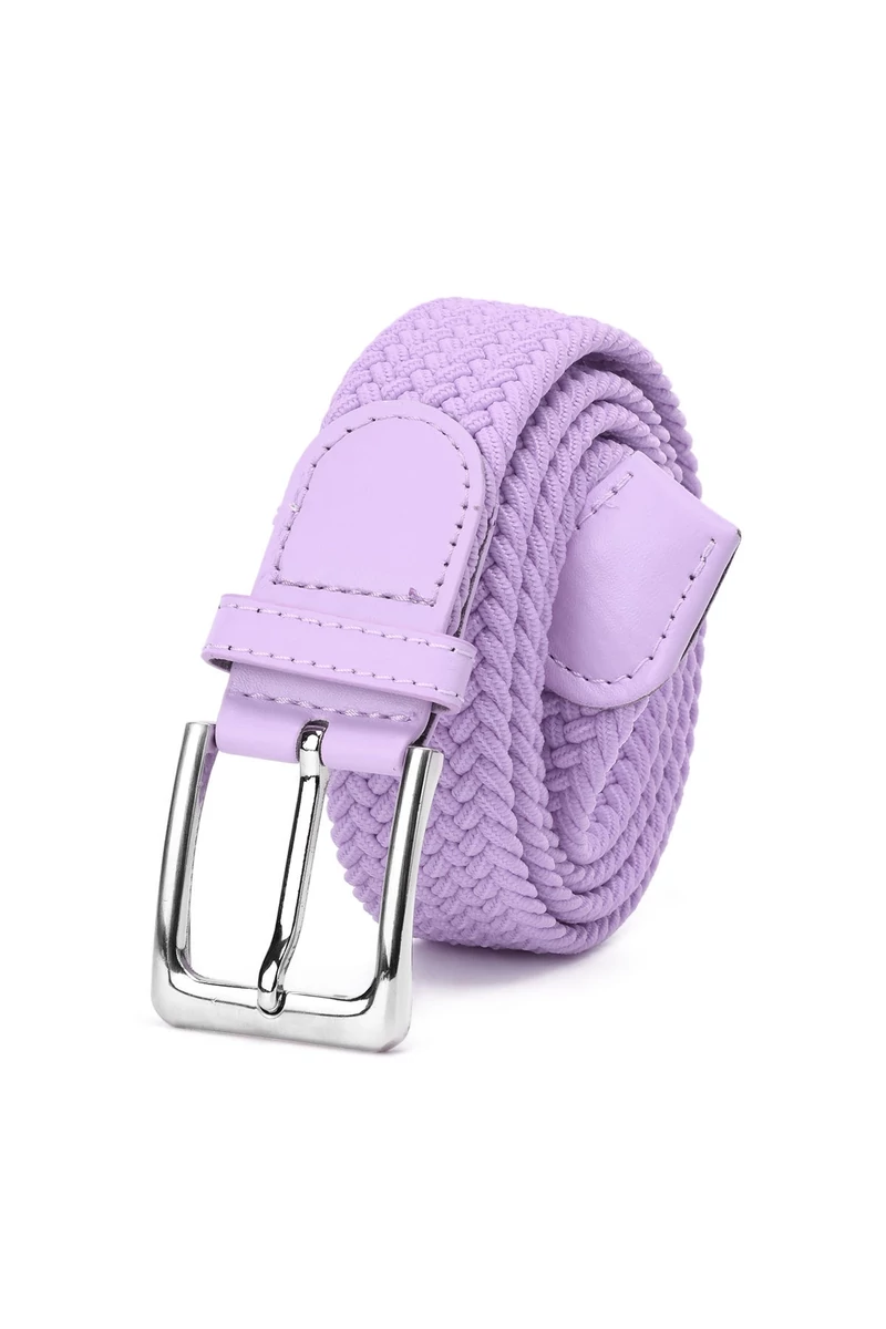 A & E Ilia fonott világos lila öv