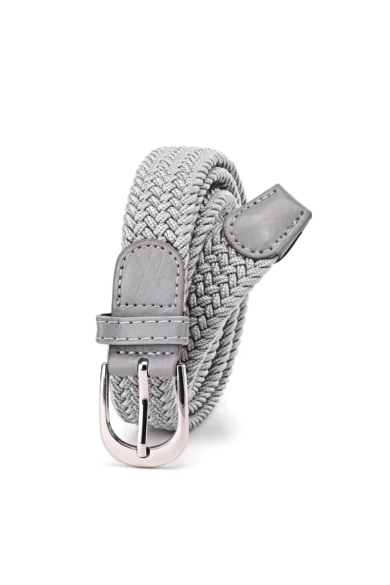 A & E Ilia fonott világos szürke öv