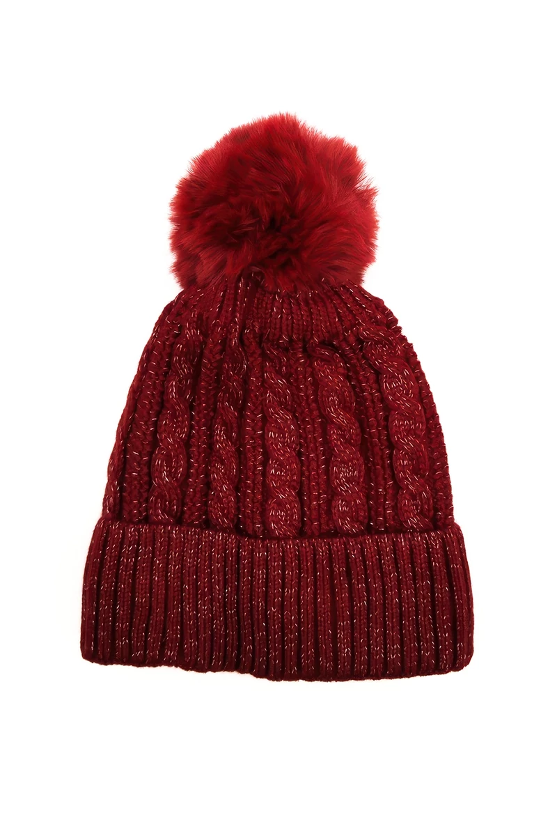 Poppy burgundi sapka