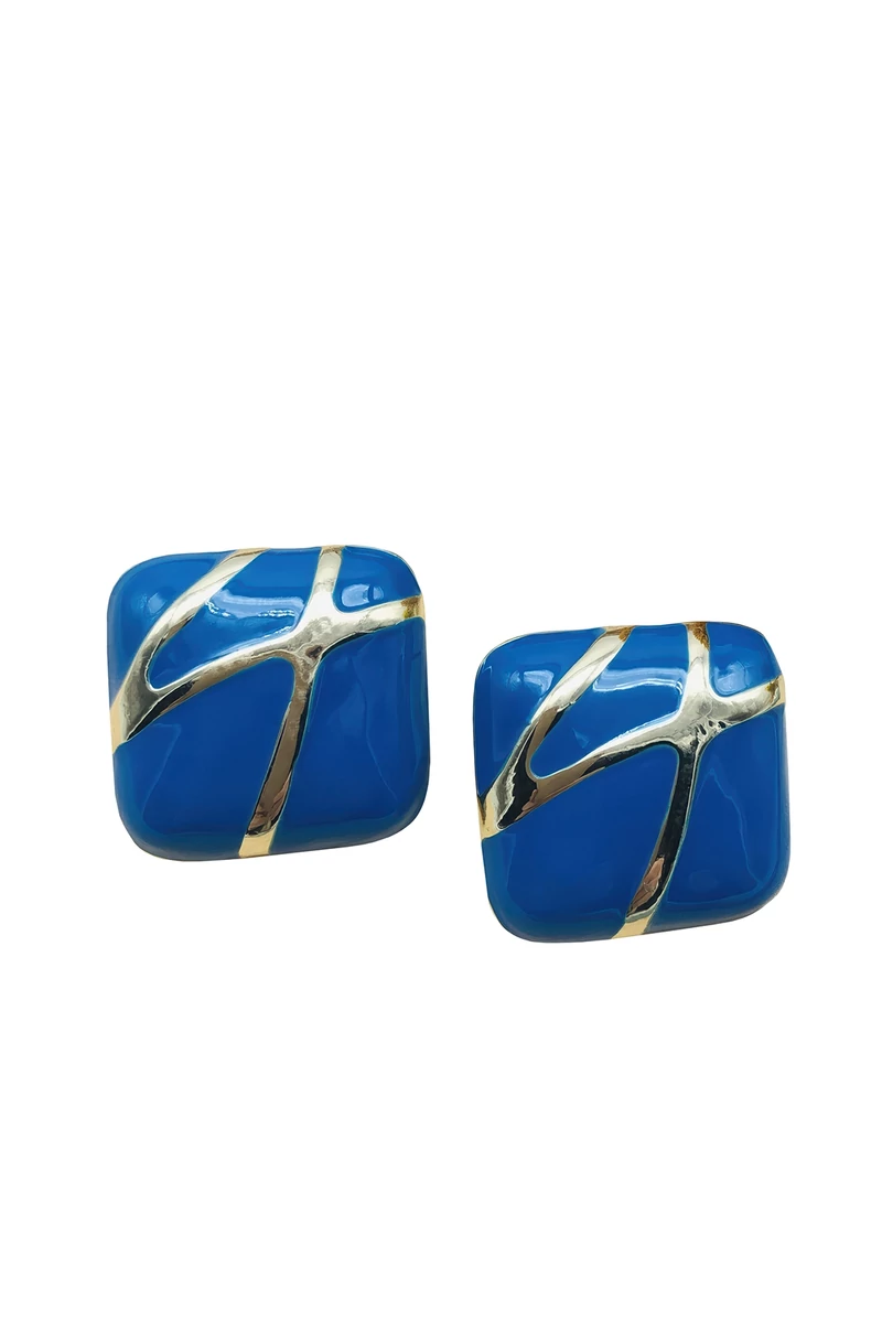 Crystal kék fülbevaló