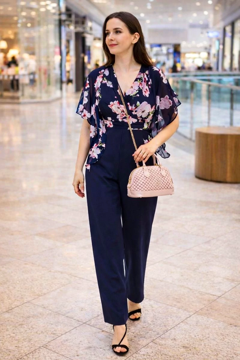 Kara virágos overál