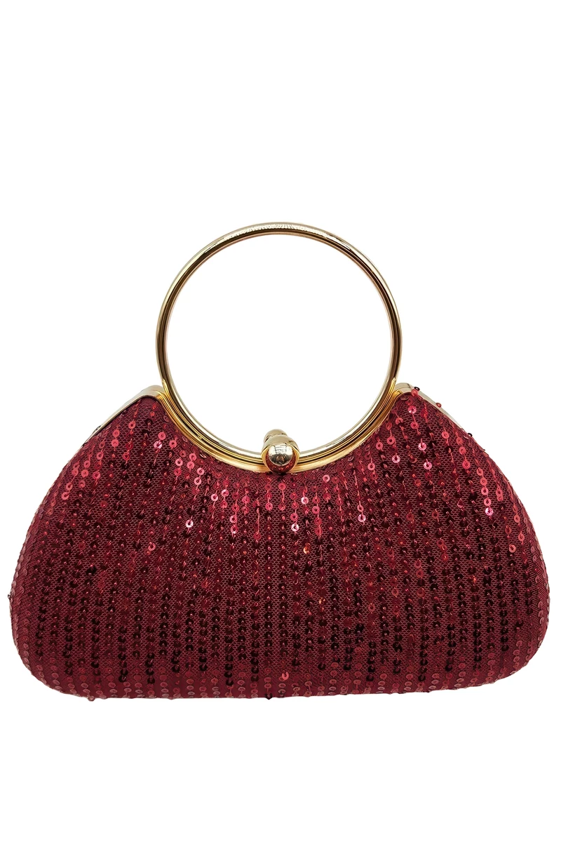 Lauren burgundi alkalmi táska