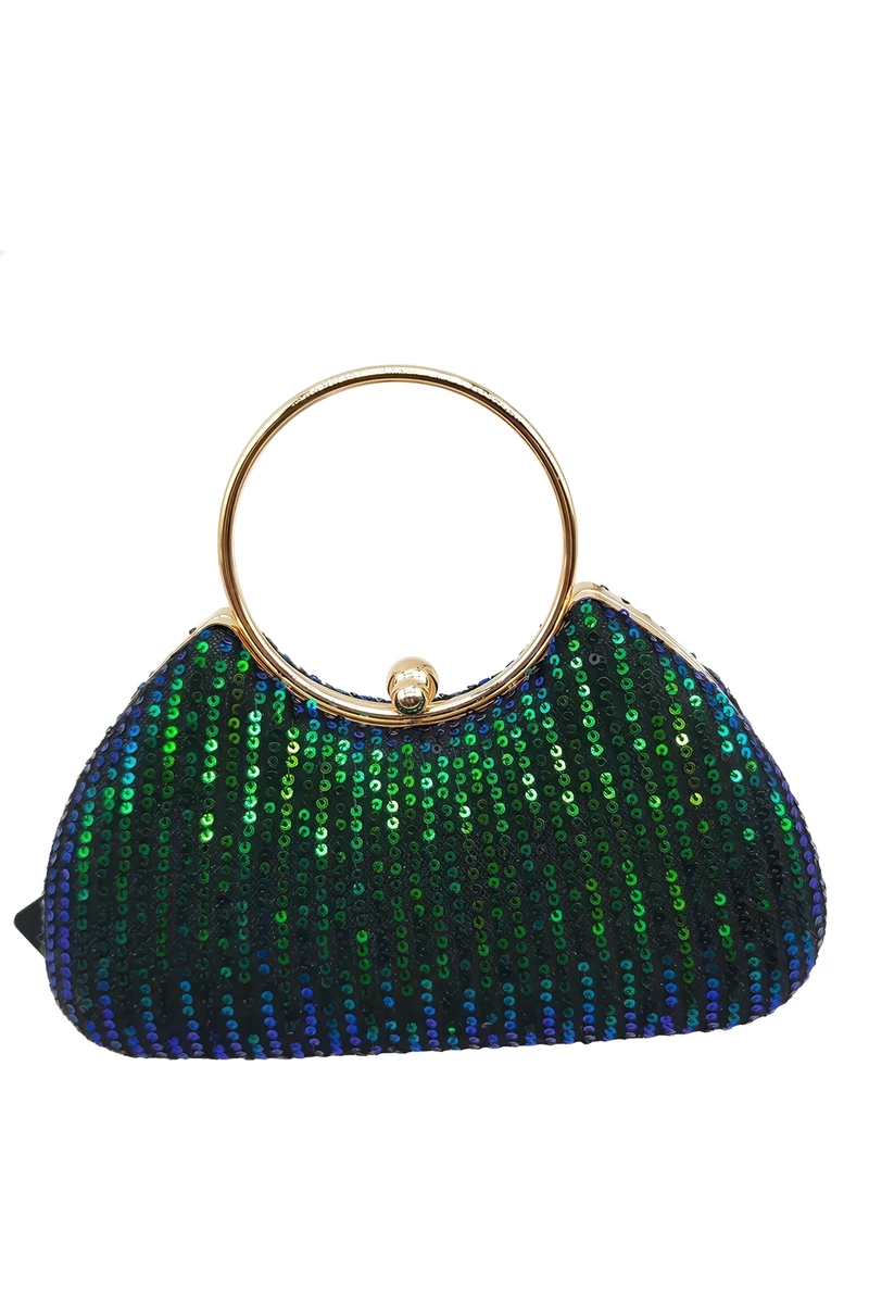 Lauren zöld alkalmi táska